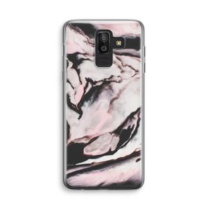 Roze stroom: Samsung Galaxy J8 (2018) Transparant Hoesje