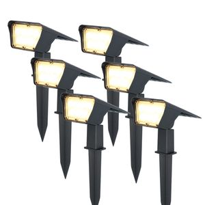 HOFTRONIC™ 6x Odessa LED Solar Tuinspot 3000K warm wit IP65 waterdicht