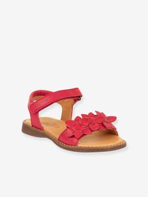 Leren sandalen voor meisjes LORE FLOWERS FRODDO terracottategel