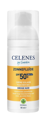 Celenes by Sweden Herbal Sun Dry Touch Fluïde SPF50+ Zonnecrème