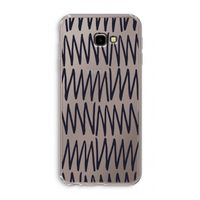 Marrakech Zigzag: Samsung Galaxy J4 Plus Transparant Hoesje