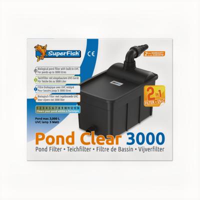 Superfish PondClear 3000 Uvc-5w Biofilter - UVC Vijverfilter tot 3000L, Kristalhelder Water