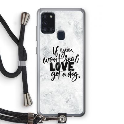 Partner in crime: Samsung Galaxy A21s Transparant Hoesje met koord