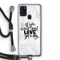 Partner in crime: Samsung Galaxy A21s Transparant Hoesje met koord