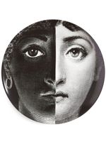 Fornasetti Assiette Tema E Variazioni 222 en porcelaine (26cm) - Blanc