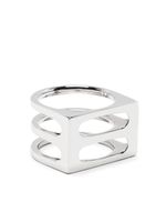 Tom Wood bague Cage en argent sterling