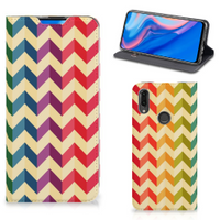 Huawei P Smart Z Hoesje met Magneet Zigzag Multi Color - thumbnail