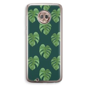 Monstera leaves: Motorola Moto G6 Transparant Hoesje