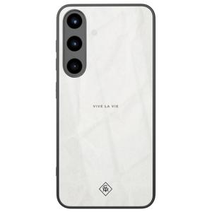 Samsung Galaxy S25 glazen hardcase - Vive la vie