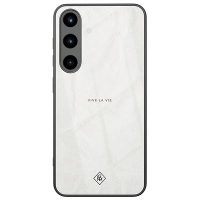 Samsung Galaxy S25 glazen hardcase - Vive la vie