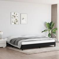 Bedframe zonder matras stof zwart 200x200 cm