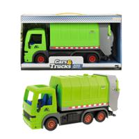 Toi Toys Frictie Vuilniswagen Groen 33cm In Opendoos - thumbnail