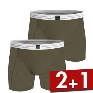 Björn Borg 2 stuks Cotton Stretch Rib Boxer * Actie *