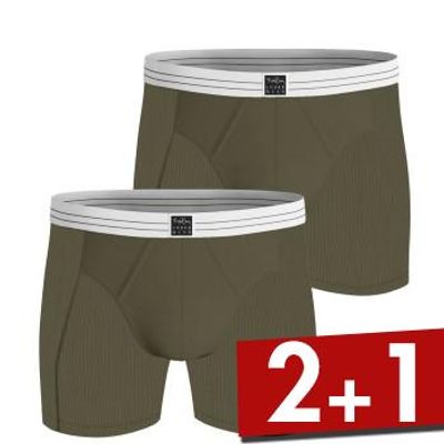 BjÃ¶rn Borg 2 stuks Cotton Stretch Rib Boxer