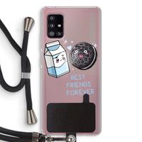 Best Friend Forever: Samsung Galaxy A51 5G Transparant Hoesje met koord