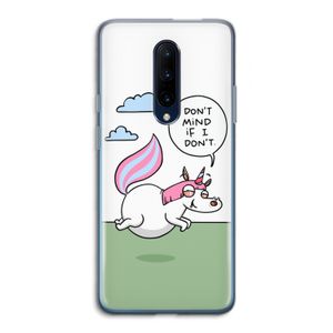 Unicorn: OnePlus 7 Pro Transparant Hoesje