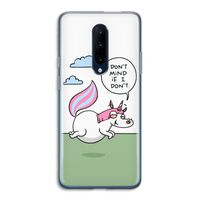 Unicorn: OnePlus 7 Pro Transparant Hoesje