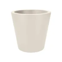 Pot pure straight d50cm linnen wit