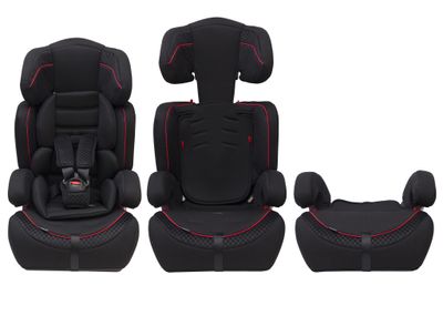 Viking Choice  Auto kinderstoel van  9-36 kg - zwarte autostoel - meegroeiend