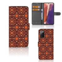 Samsung Galaxy Note 20 | Telefoon Hoesje | Batik Brown