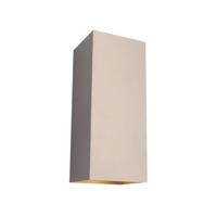 Artdelight Wandlamp Dante XL 2 lichts 24 x 10 cm champagne
