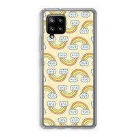 Regenboog: Samsung Galaxy A42 5G Transparant Hoesje