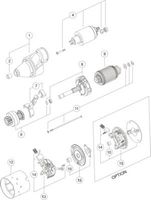 Startmotor / Starter MS283 - thumbnail