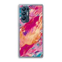 Pastel Echoes: Oppo Find X3 Neo Transparant Hoesje