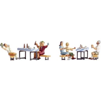 NOCH 15832 H0 Biertuin figuren Geverfd, Zittend