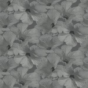 Dutch Wallcoverings Behang Annuell Hibiscus Grijs 11003