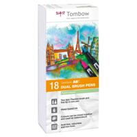 Tombow • brush pen abt dual brush pen 18x pastel colors