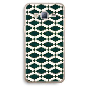 Moroccan tiles: Samsung Galaxy J3 (2016) Transparant Hoesje