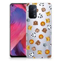 TPU bumper voor OPPO A74 5G | A54 5G Dieren Emojis