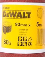 DeWALT DT3590 P60 Schuurpapier, rol 5m x93mm.