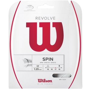 Wilson Sporting Goods Co. Revolve 16 racketbespanning Tennis 1,3 mm Polymeer Wit