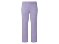 esmara Dames geribde broek (L (44/46), Violet)