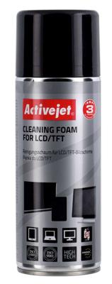 Activejet AOC-105 computerreinigingskit LCD/LED/Plasma, LCD/TFT/Plasma, Beeldschermen/Plastik Schuim voor apparatuurreiniging 400 ml