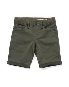 HEMA Kindershort Jogdenim Groen (groen)