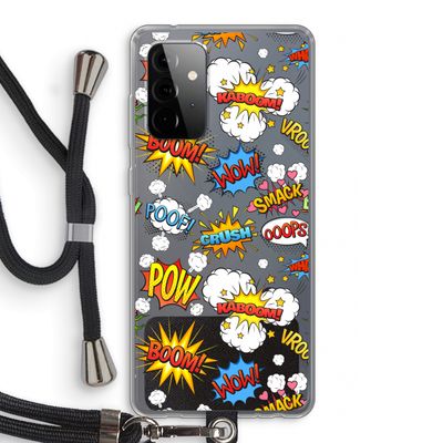 Pow Smack: Samsung Galaxy A72 5G Transparant Hoesje met koord