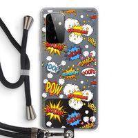 Pow Smack: Samsung Galaxy A72 5G Transparant Hoesje met koord