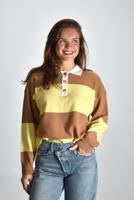 Xirena trui Braxton X9WSS045 camel stripe