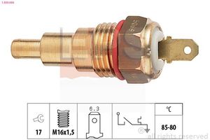 Temperatuurschakelaar, radiateurventilator 1850068