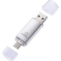 Renkforce RF-USBOS-230 USB-stick 64 GB Zilver RF-6688140 USB-A, USB-C