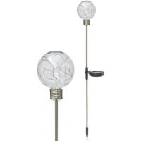 Solarborder - GARDEN ID Lamp - Ø8 h70 cm - Autonomie 6 tot 8 uur - Aan/uit knop - Oplaadbare AAA batterij