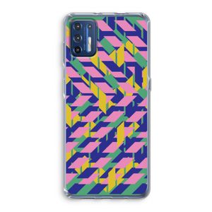 Skew Blush 1: Motorola Moto G9 Plus Transparant Hoesje
