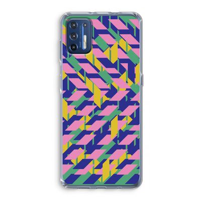 Skew Blush 1: Motorola Moto G9 Plus Transparant Hoesje