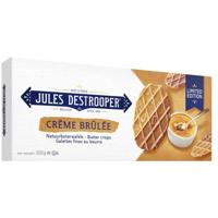 Jules Destrooper boterwafels crème brûlée, doos van 100 g