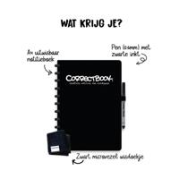 Correctbook Original A4 Ink Black - Gelinieerd - Uitwisbaar / Herschrijfbaar Notitieboek Correctbook Original A4 Ink Black - Gelinieerd - Uitwisbaar / Herschrijfbaar Notitieboek