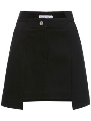 JW Anderson minijupe à design à empiècements - Noir