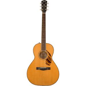 Fender PS-220E Parlor Natural elektrisch-akoestische westerngitaar met koffer